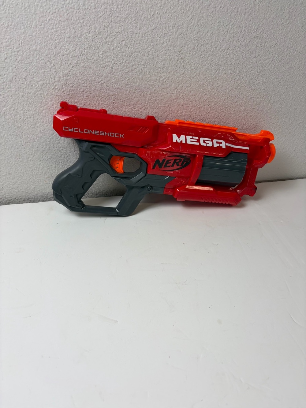 NERF Mega CycloneShock Red Foam Dart Blaster